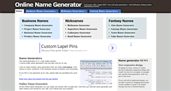 Desktop Screenshot of online-generator.com